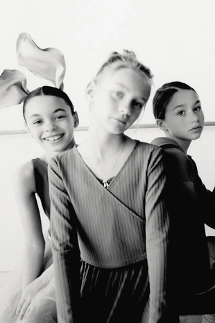 Футболка в рубчик с запахом «балет»- Заказать в России