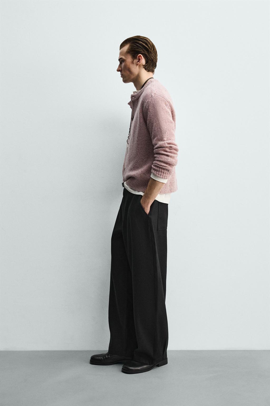 КАРДИГАН ИЗ СМЕСОВОЙ ШЕРСТИ НА ПУГОВИЦАХ