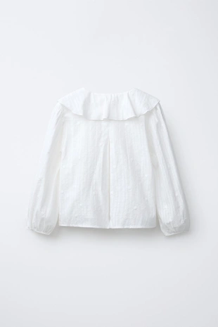 Романтическая рубашка с цветочной вышивкой- Заказать в России