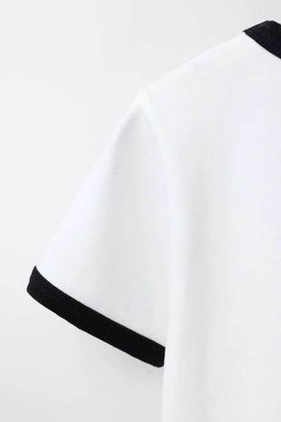 Футболка с контрастными деталями MICKEY и MINNIE MOUSE © DISNEY- Заказать в России