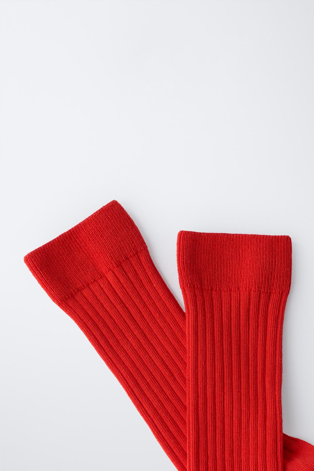 ДЛИННЫЕ НОСКИ В РУБЧИК