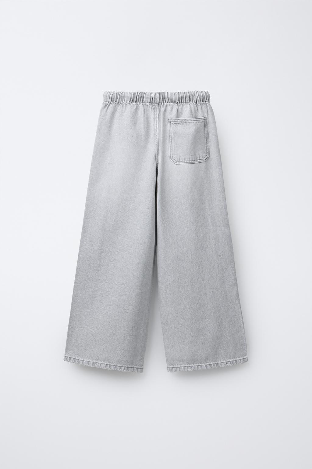 ДЖИНСЫ WIDE LEG НА ШНУРКЕ