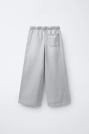 Джинсы WIDE LEG на шнурке- Заказать в России