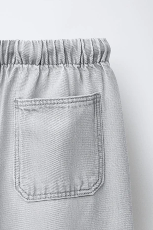 Джинсы WIDE LEG на шнурке- Заказать в России