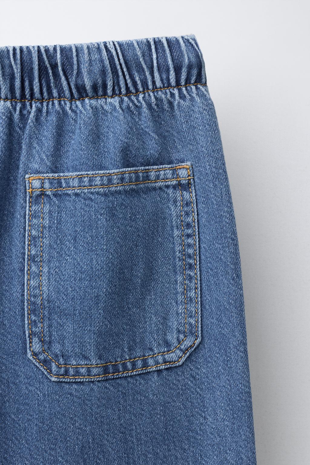 ДЖИНСЫ WIDE LEG СО ШНУРКАМИ