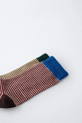 Набор из двух пар носков в полоску- Заказать в России