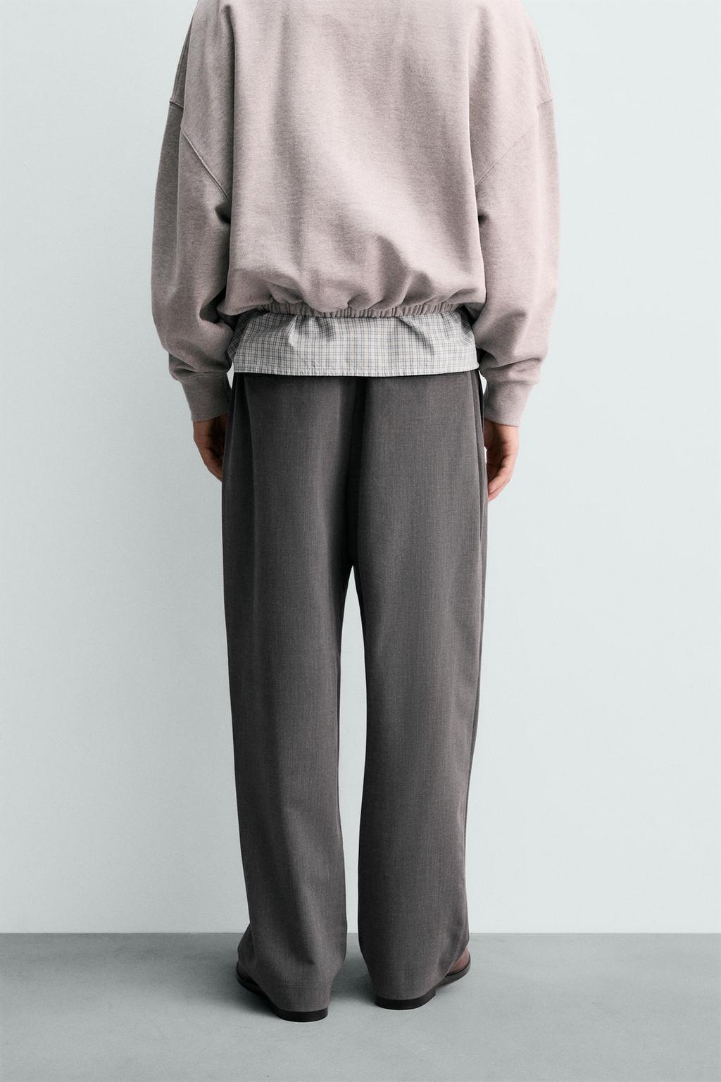 БРЮКИ WIDE FIT СО СКЛАДКАМИ