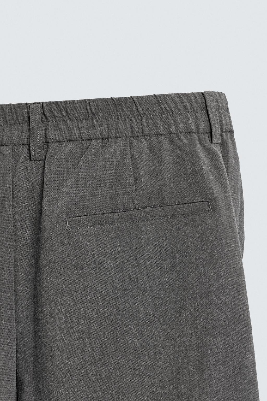 БРЮКИ WIDE FIT СО СКЛАДКАМИ