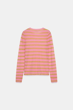 Джемпер из шерсти в полоску- Заказать в России