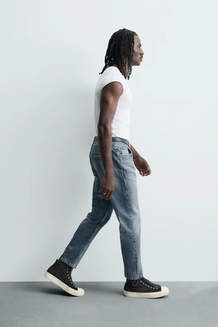 Джинсы SLIM CROPPED FIT- Заказать в России