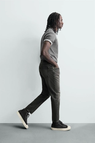 Укороченные джинсы SLIM FIT- Заказать в России