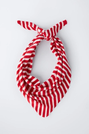 Треугольный платок с полосками- Заказать в России