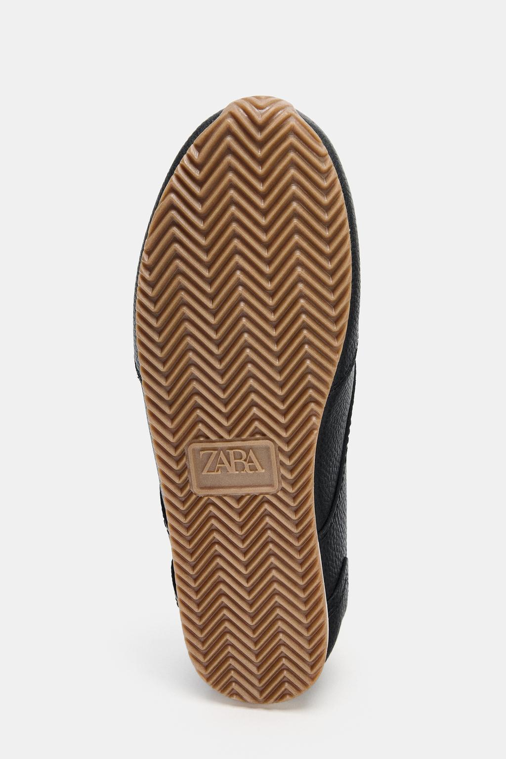 СПОРТИВНАЯ ОБУВЬ ИЗ КОЖИ С КОНТРАСТНЫМИ ДЕТАЛЯМИ