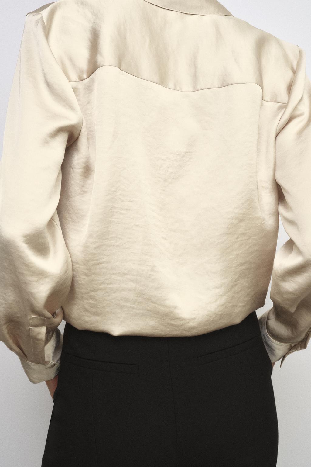 АТЛАСНАЯ РУБАШКА ZW WOMAN