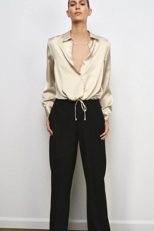 Атласная рубашка ZW WOMAN- Заказать в России