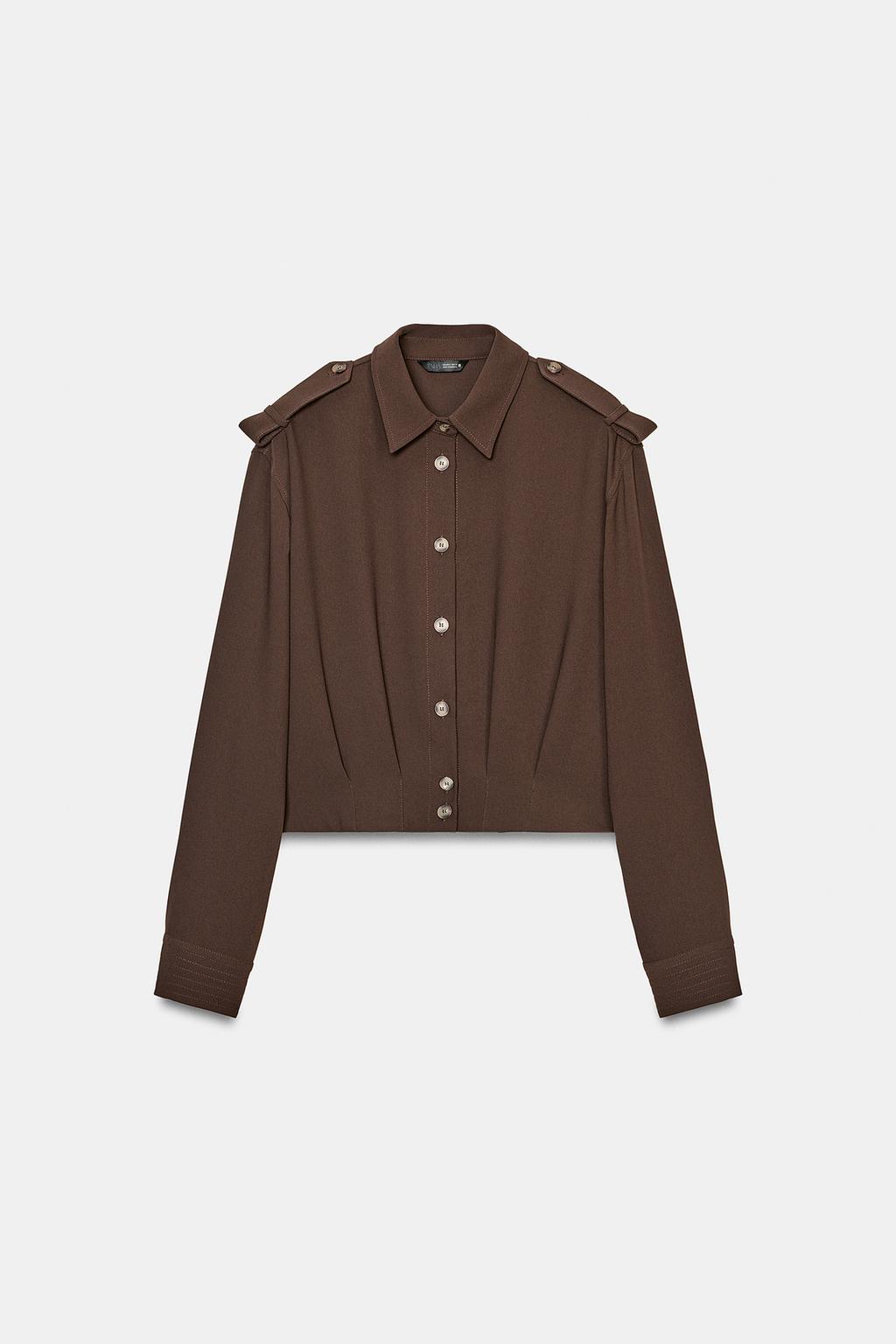 РУБАШКА C ХЛЯСТИКАМИ НА ПЛЕЧАХ