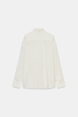 Рубашка из струящейся ткани в полоску — ZW COLLECTION- Заказать в России