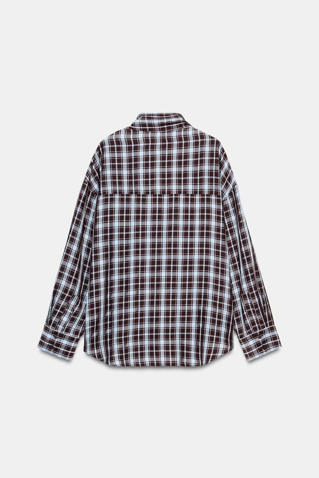 РУБАШКА В КЛЕТКУ С ЗАПАХОМ