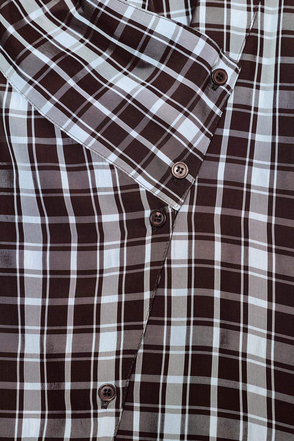 РУБАШКА В КЛЕТКУ С ЗАПАХОМ