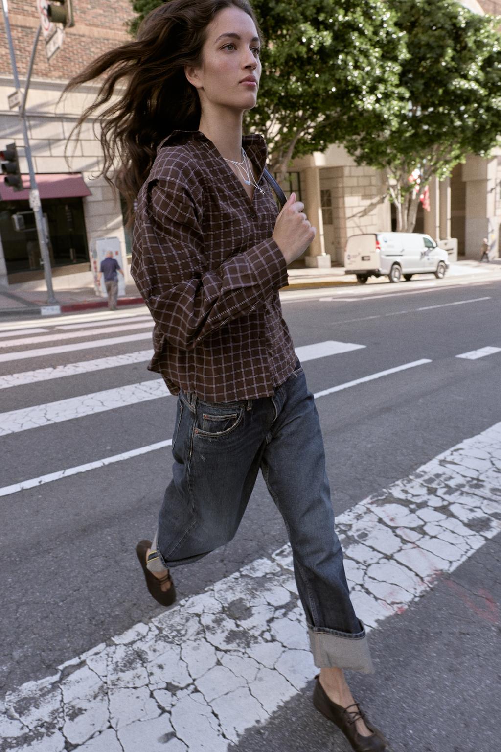 РУБАШКА OVERSIZE В КЛЕТКУ