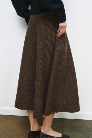 Юбка из смесовой шерсти «гусиная лапка» — ZW COLLECTION- Заказать в России