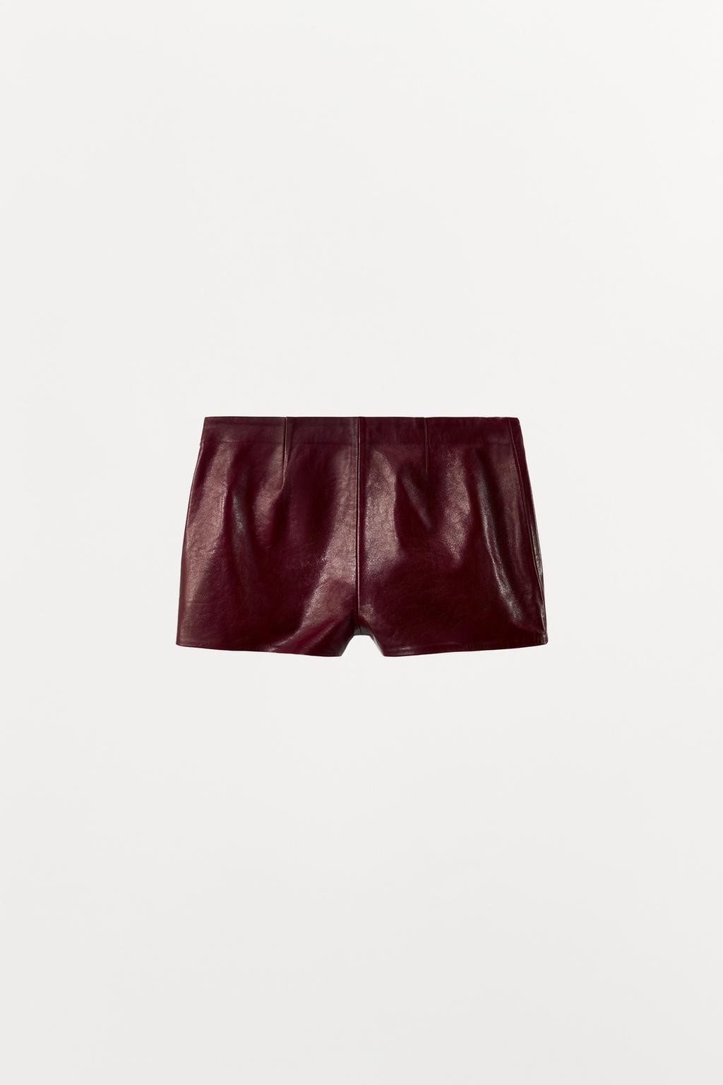 МИНИ-ШОРТЫ ИЗ 100% КОЖИ