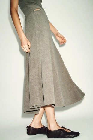 Юбка из мягкой ткани- Заказать в России