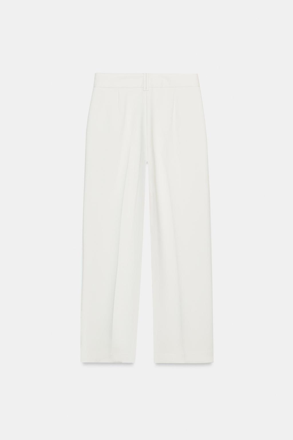 БРЮКИ ПРЯМОГО КРОЯ С ВЫСОКОЙ ПОСАДКОЙ