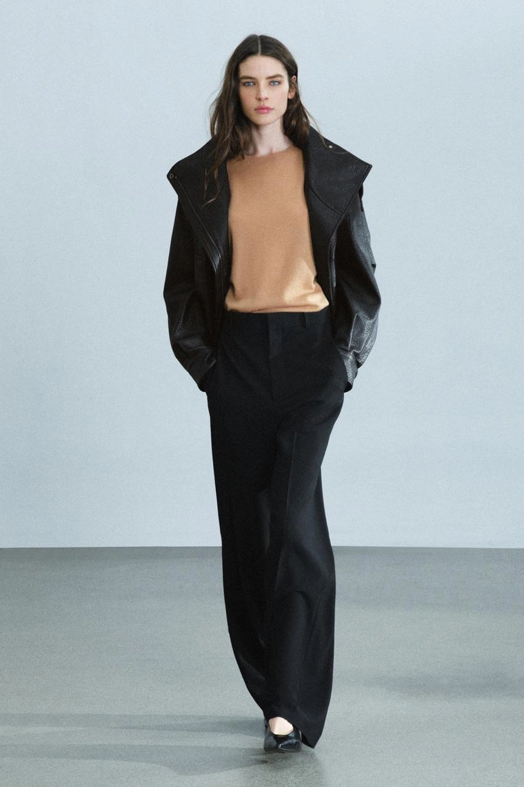 БРЮКИ  С ВЫСОКОЙ ПОСАДКОЙ — коллекция Zara «ZW»