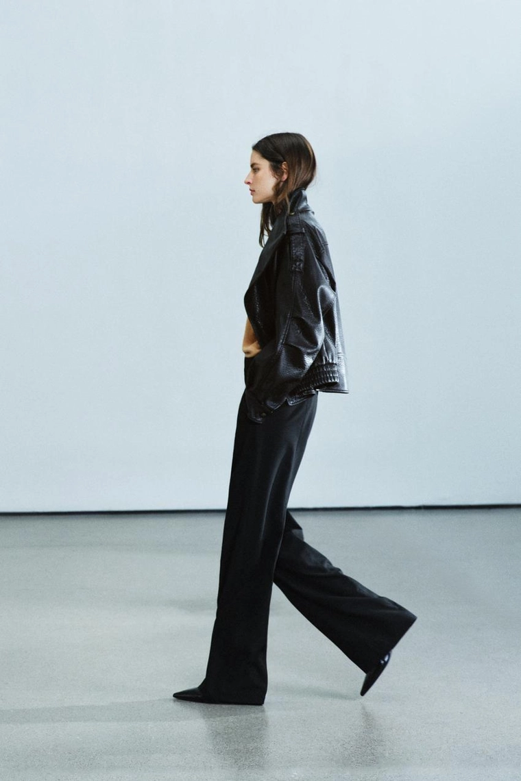 БРЮКИ  С ВЫСОКОЙ ПОСАДКОЙ — коллекция Zara «ZW»
