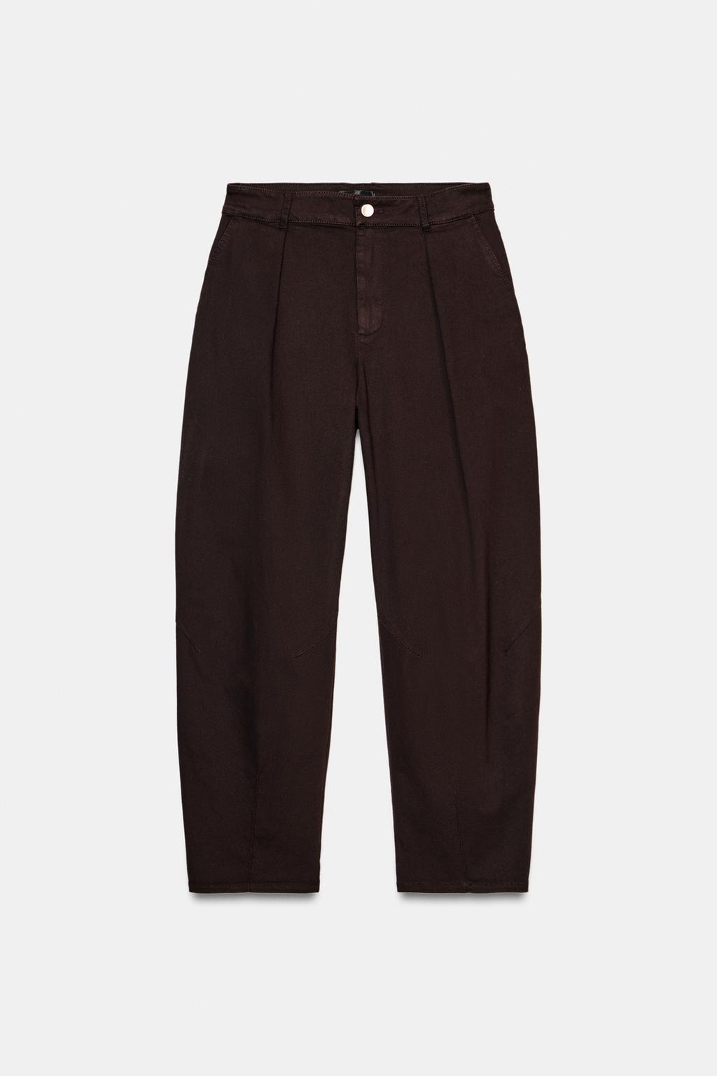 БРЮКИ BALLOON С ЗАЩИПАМИ