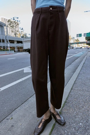 Брюки BALLOON с защипами- Заказать в России