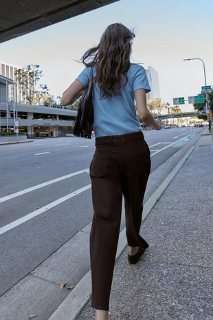 Брюки BALLOON с защипами- Заказать в России