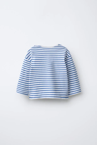 Набор из трех полосатых футболок с вышитым лозунгом- Заказать в России