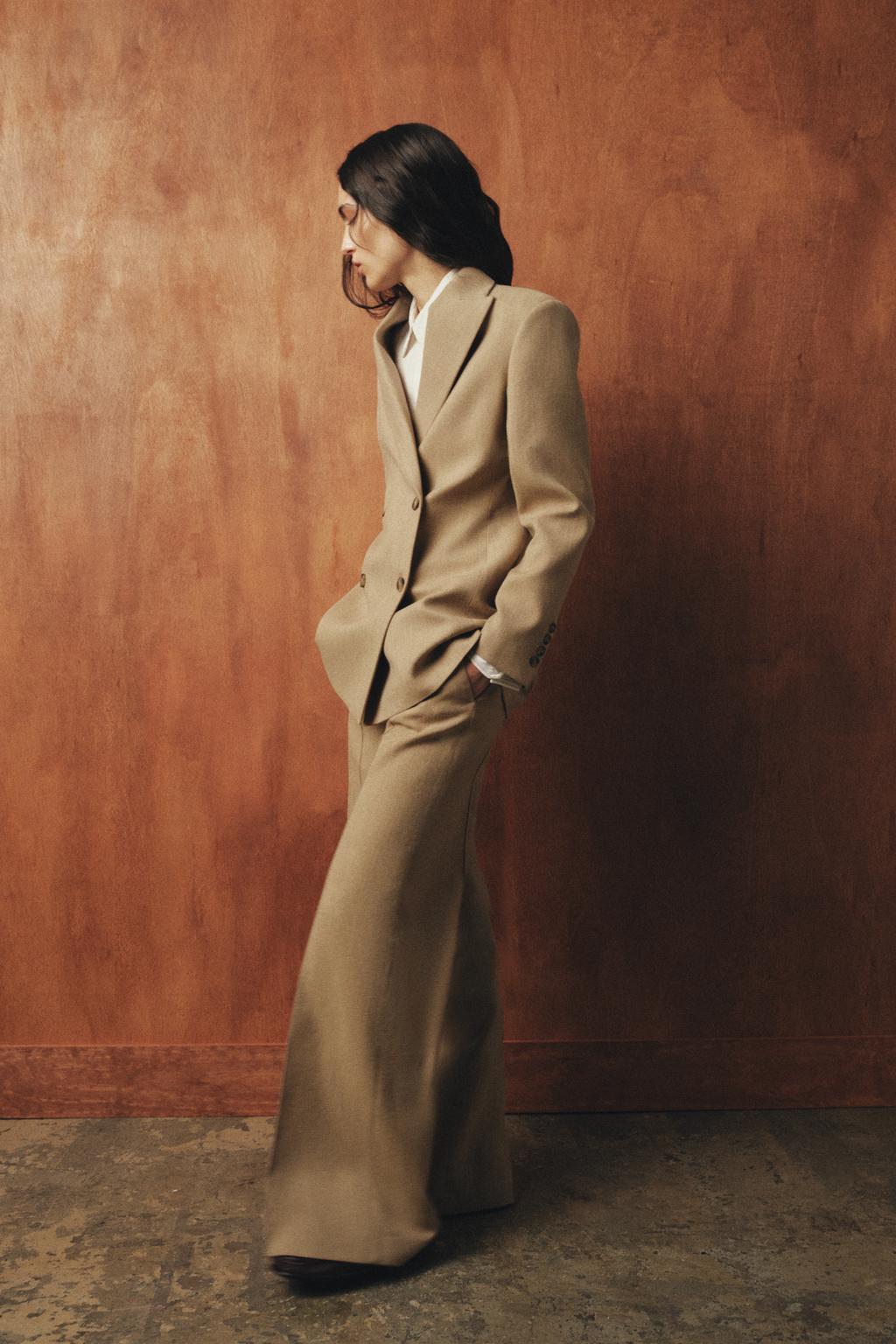 БРЮКИ ИЗ ШЕРСТИ СО СТРЕЛКАМИ — ZW COLLECTION