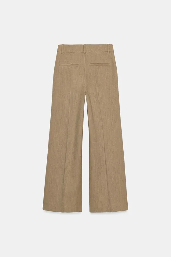 БРЮКИ ИЗ ШЕРСТИ СО СТРЕЛКАМИ — коллекция Zara «ZW»