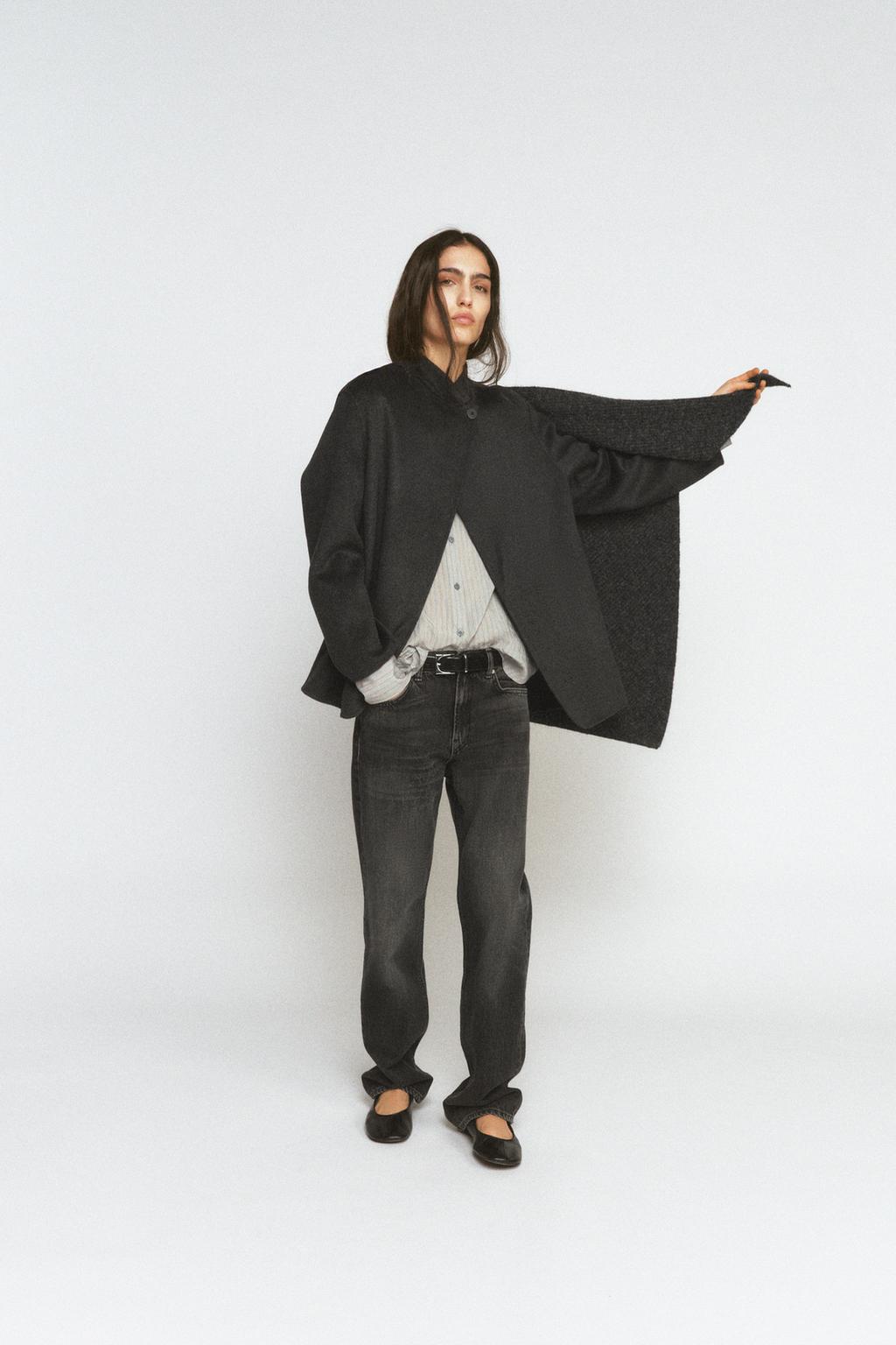 БЛЕЙЗЕР ИЗ СМЕСОВОЙ ШЕРСТИ С ПЛАТКОМ — ZW COLLECTION