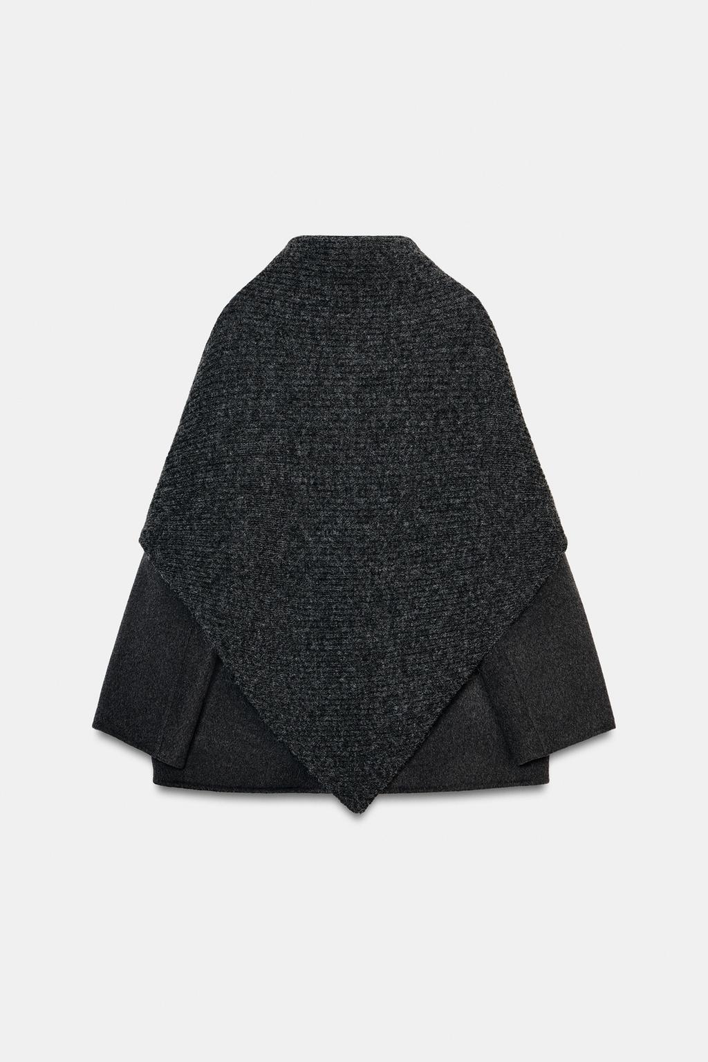 БЛЕЙЗЕР ИЗ СМЕСОВОЙ ШЕРСТИ С ПЛАТКОМ — ZW COLLECTION