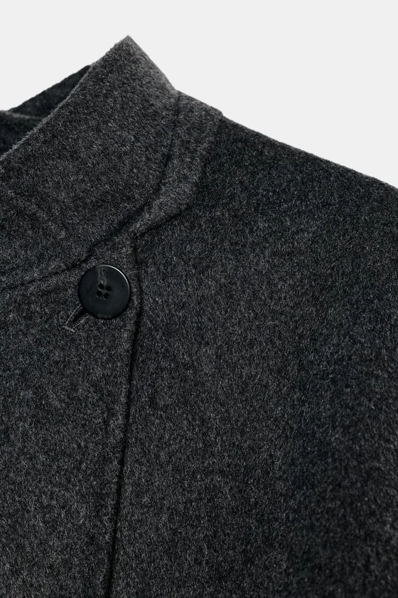 БЛЕЙЗЕР ИЗ СМЕСОВОЙ ШЕРСТИ С ПЛАТКОМ — коллекция Zara «ZW»