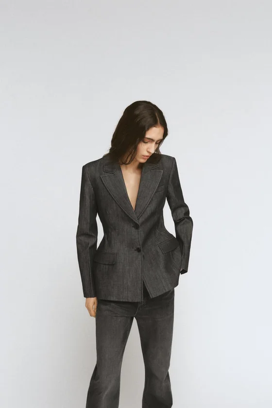 ДЖИНСОВЫЙ БЛЕЙЗЕР коллекция Zara «ZW»