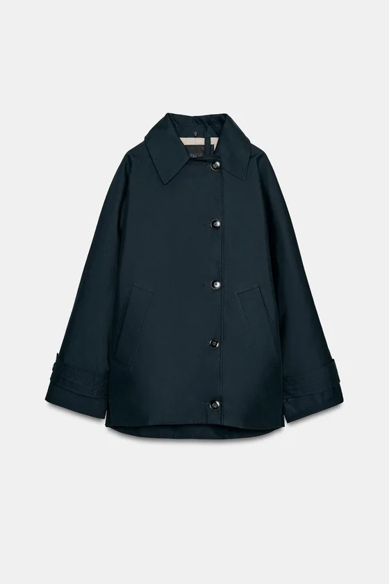 ТРЕНЧ С МЕХОВЫМ ВОРОТНИКОМ — коллекция Zara «ZW»