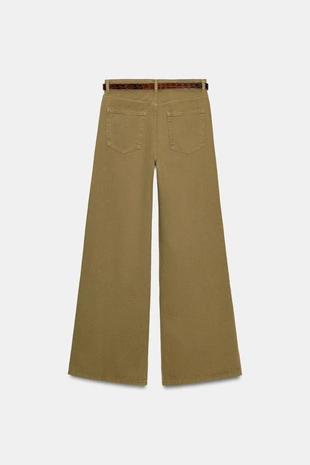 Джинсы Z1975 WIDE LEG с поясом- Заказать в России