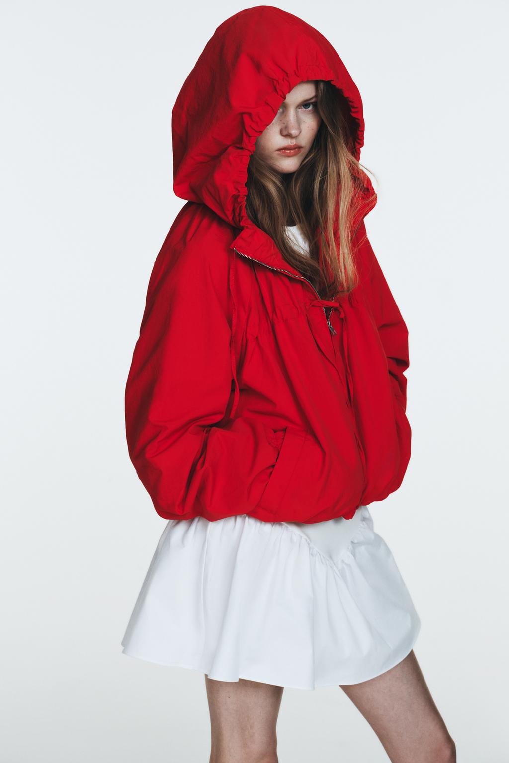 НЕЙЛОНОВАЯ КУРТКА С ЗАВЯЗКАМИ