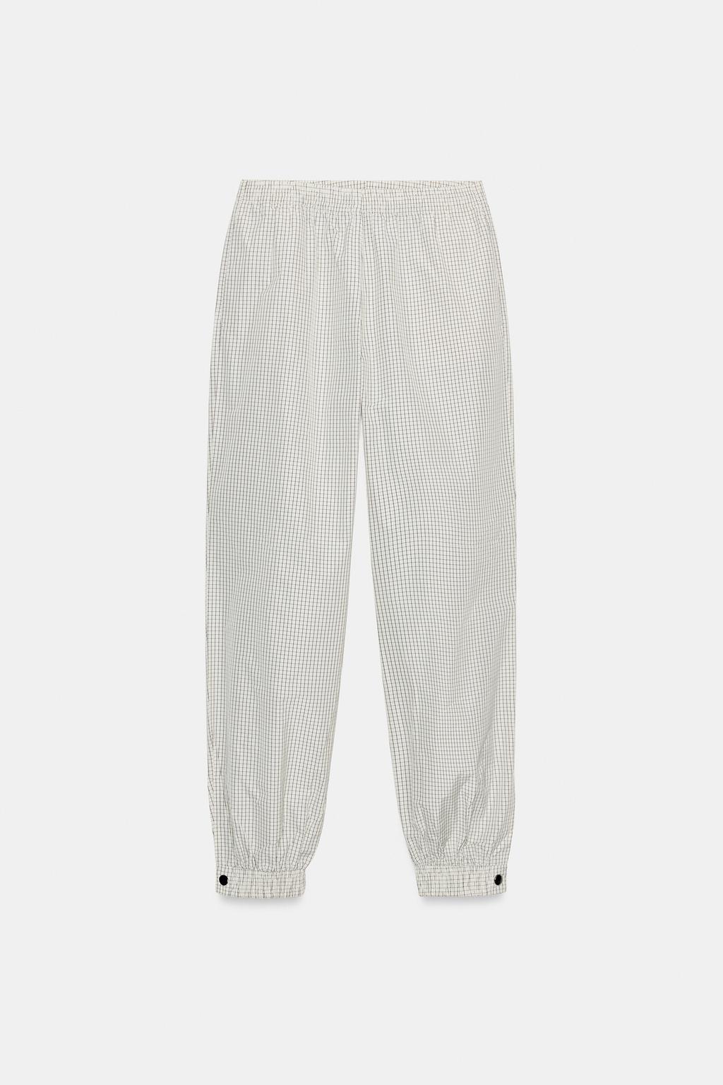 НЕЙЛОНОВЫЕ БРЮКИ-БОМБАШКИ В КЛЕТКУ