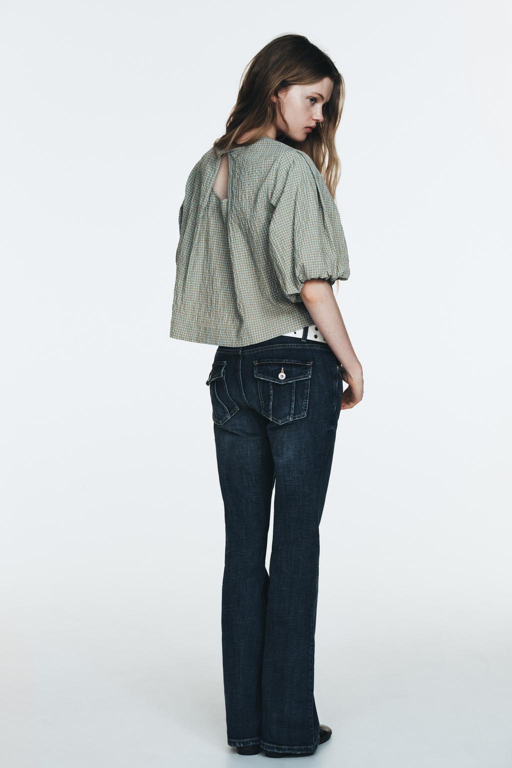 ТОП В КЛЕТКУ С ОБЪЕМНЫМИ РУКАВАМИ