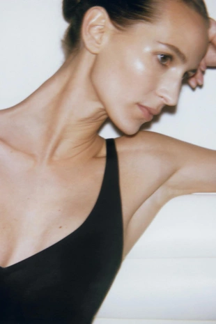 Боди из смесового полиамида