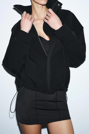 Бомбер оверсайз на молнии- Заказать в России