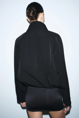 Бомбер оверсайз на молнии- Заказать в России