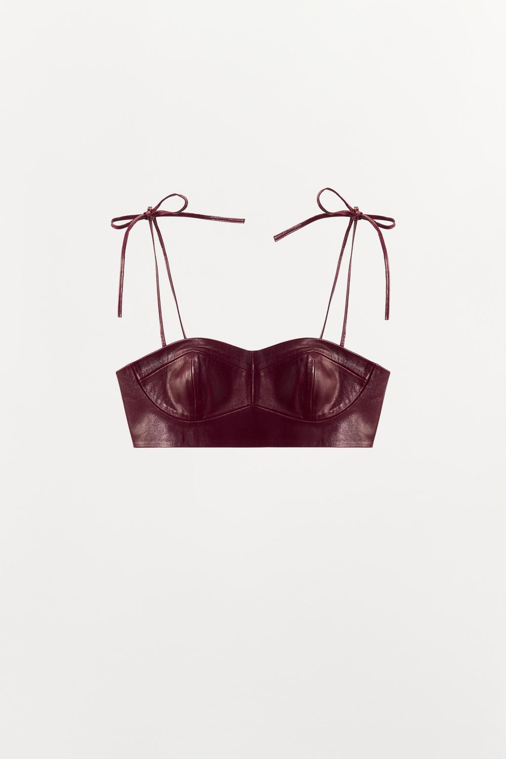 МИНИ-ТОП ИЗ 100% КОЖИ