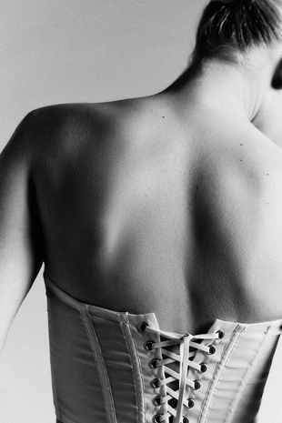 Корсет на косточках со шнуровкой- Заказать в России